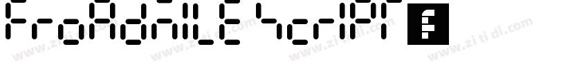 Froadmile Script字体字体转换
